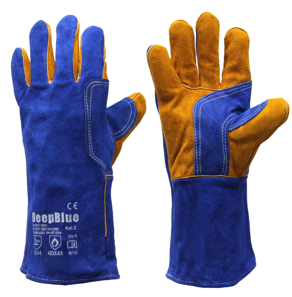 Lashandschoen DEEP BLUE Size:10