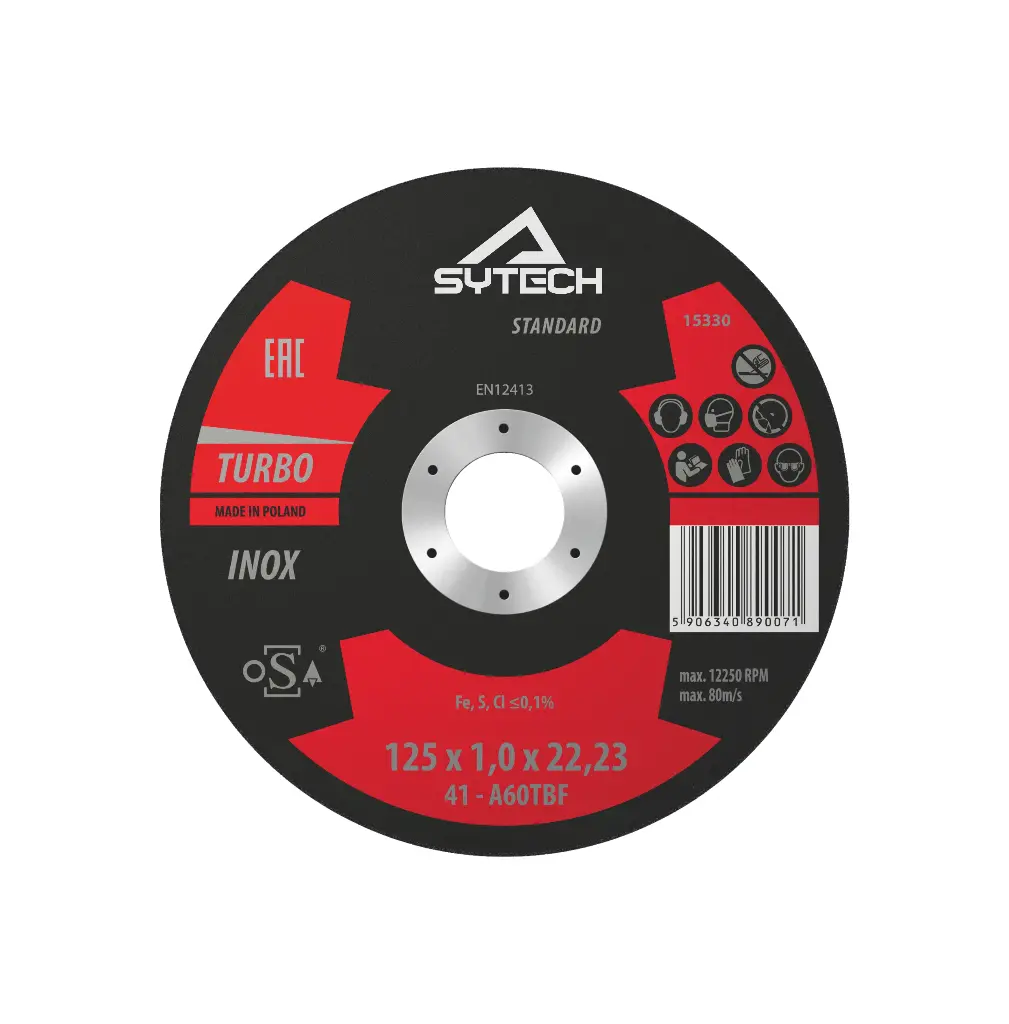 Standard Inox Ultra-thin cutting disc-115 х 1,6 х 22 (Type 41)