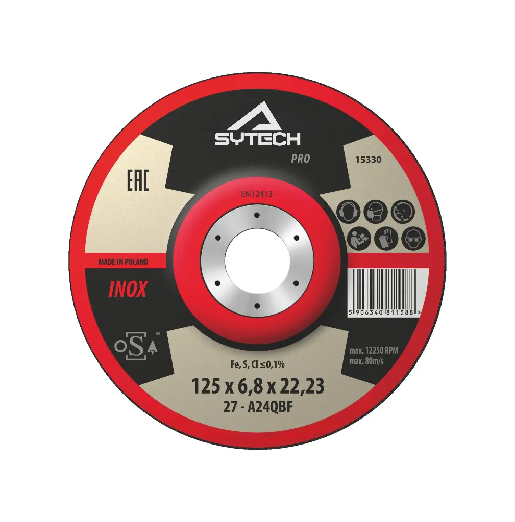 Pro Inox grinding disc- 125 х 4.2 х 22 (Type 27)  