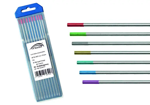 Wolfraam elektrode GROEN WP 175mm. AC  MOST